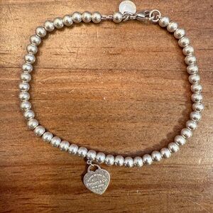 Tiffany & Co. Silver Bead Bracelet 4MM